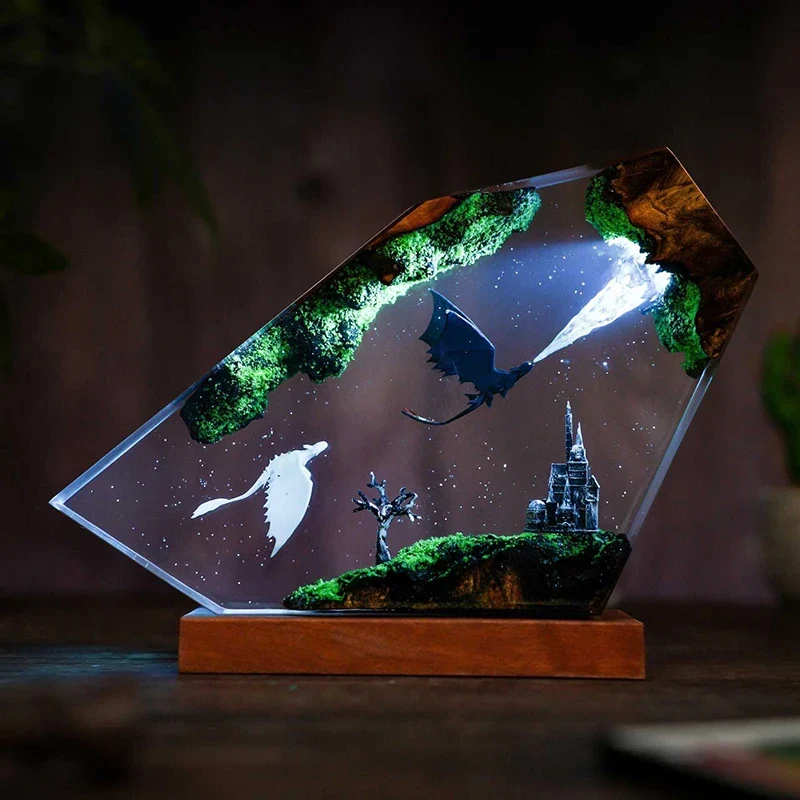Mystic Dragon Realm Lamp