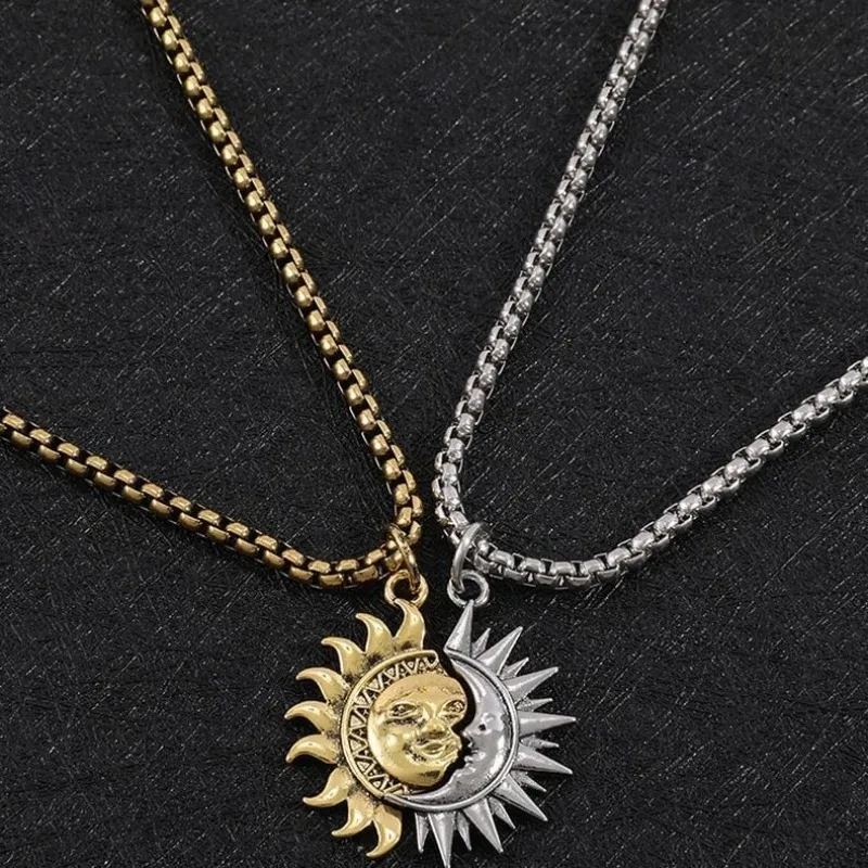 Sun and Moon Matching Necklace