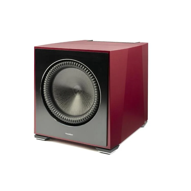 Paradigm XR13 | Caisson de graves 13" - Système de suspension trilinéaire - Active Ridge - 2200 W RMS - Ruby Frostbite