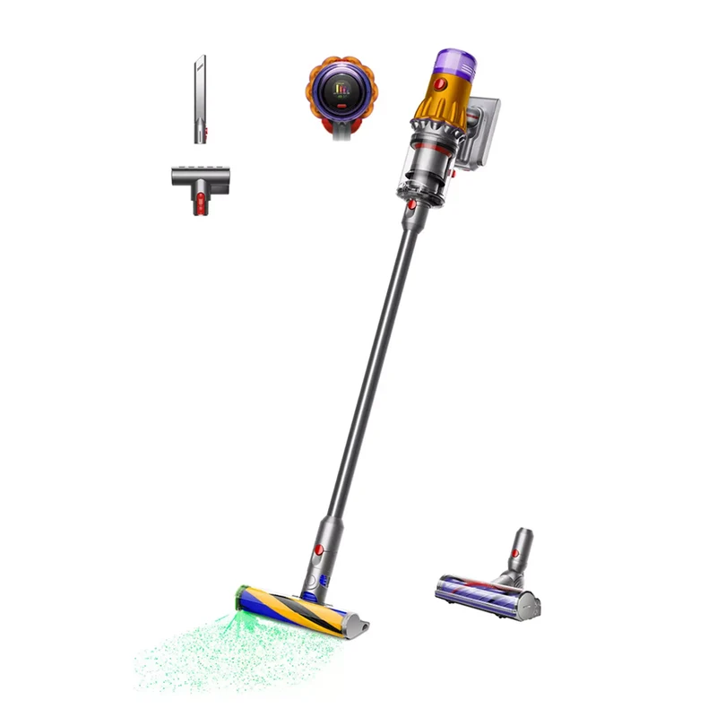 Dyson V12 2026 Detect Slim Absolute Cordless Stick Vacuum Cleaner Yellow/Nickel V12DETCT2
