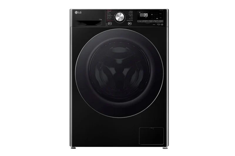 LG Series 4 Pro AI Direct Drive F4Y711NCTN1 11kg 1400 Spin Washing Machine Black - A Rated