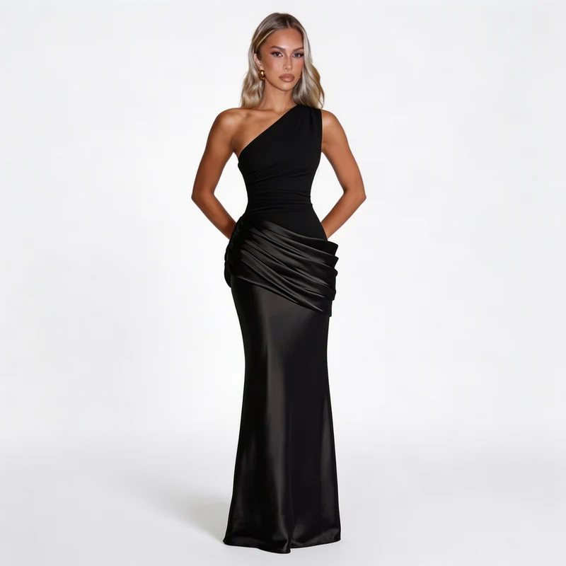 Alessia One Shoulder Gown