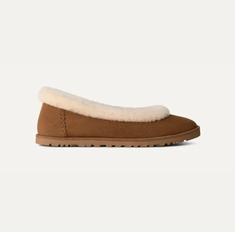 Ceilia Fleece Ballet Flats