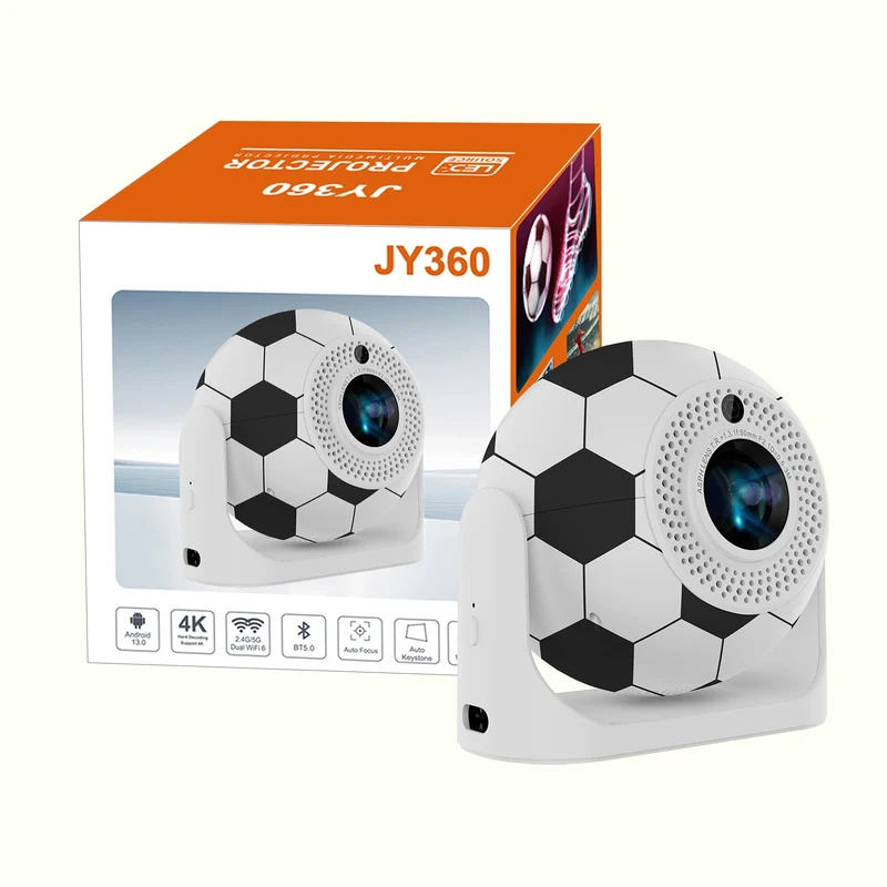 Football-themed Colorful HD Home 4K Projector With Phone Screen Mirroring
