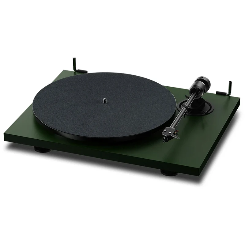 Pro-Ject E1.2 BT Bluetooth Belt Driven Turntable with Built-in Phono Preamp - Satin Fir Green