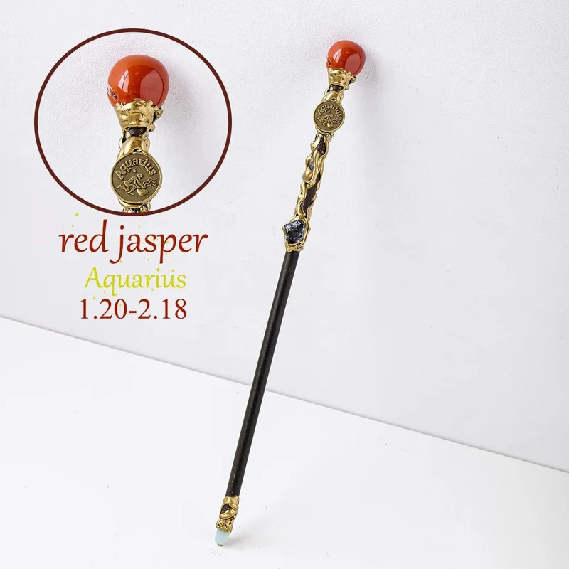Natural Stone Zodiac Sign Wand