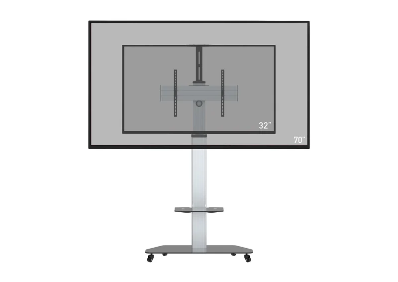 celexon Professional höhenverstellbarer Display Rollwagen Adjust-3270MP