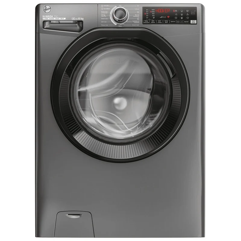 Hoover H3WPS4106TAMBR H-Wash 350 10kg 1400 Spin Front Loading Washing Machine Graphite