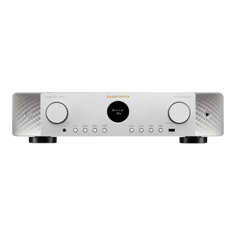 Marantz Cinema 70s Series 2 7.2-Channel Slimline AV Receiver with Dolby Atmos & Powered by HEOS - Silver Gold