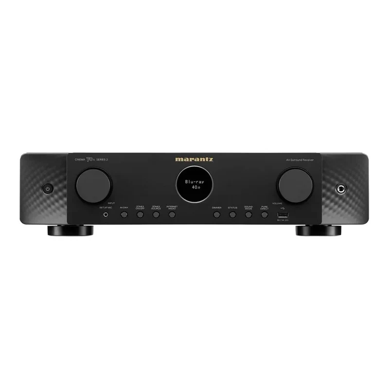 Marantz Cinema 70s Series 2 7.2-Channel Slimline AV Receiver with Dolby Atmos & Powered by HEOS - Black
