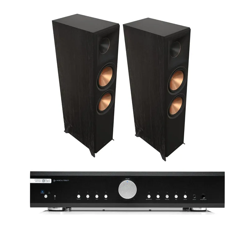 Musical Fidelity B1xi Integrated Amplifier with Klipsch RP-8000F II Floorstanding Speakers Pair HiFi Package