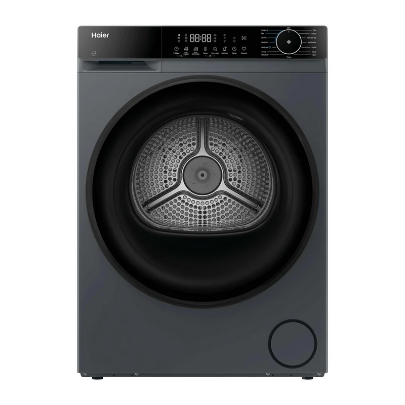 Haier X Series 5 HD90-D357U1G-UK 9kg WiFi Enabled Heat Pump Tumble Dryer Graphite