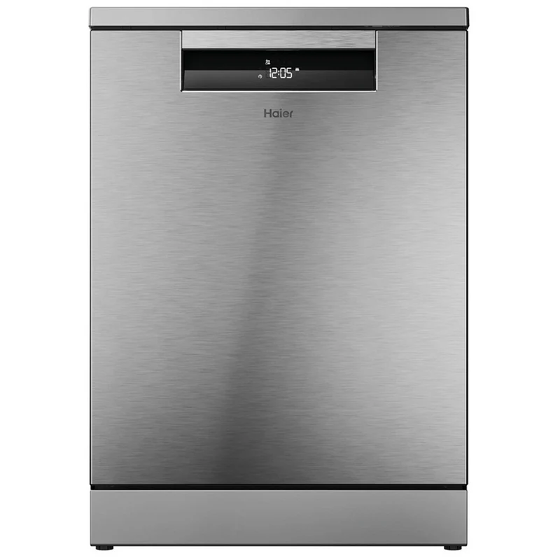 Haier XF 6B2M3BX-80 I-Pro Shine Series 5 Freestanding Dishwasher 16 Place Settings Silver