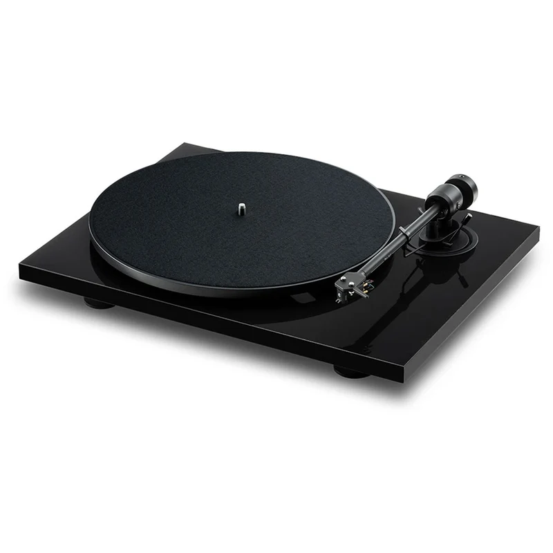 Pro-Ject E1.2 BT Bluetooth Belt Driven Turntable with Built-in Phono Preamp - Gloss Black