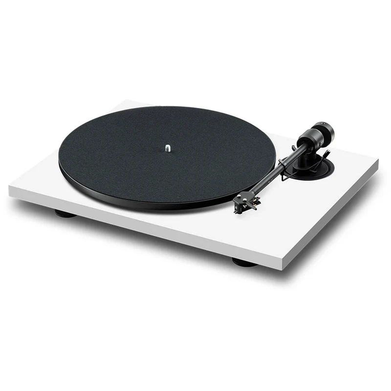 Pro-Ject E1.2 Phono Belt Driven Turntable with Built-in Phono Preamp - Satin White