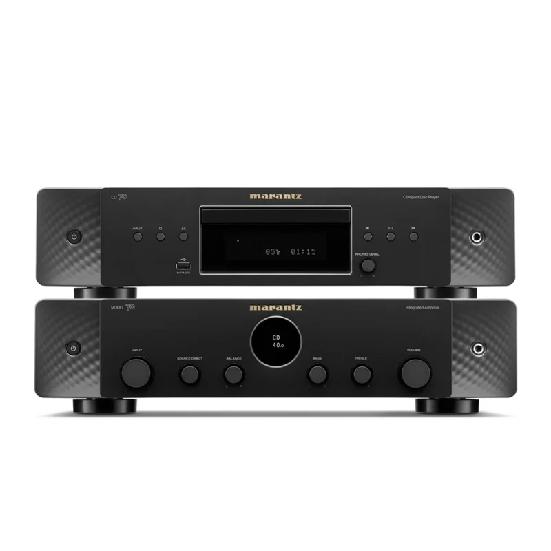 Marantz Model 70 Integrated Amplifier and CD 70 CD Player Hi-Fi Package Black