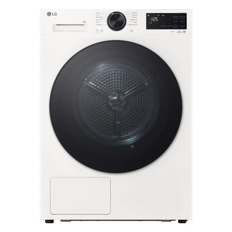 LG Series 5 RHX5009TWB 9kg Dual Inverter Heat Pump Tumble Dryer White A+++ Rated