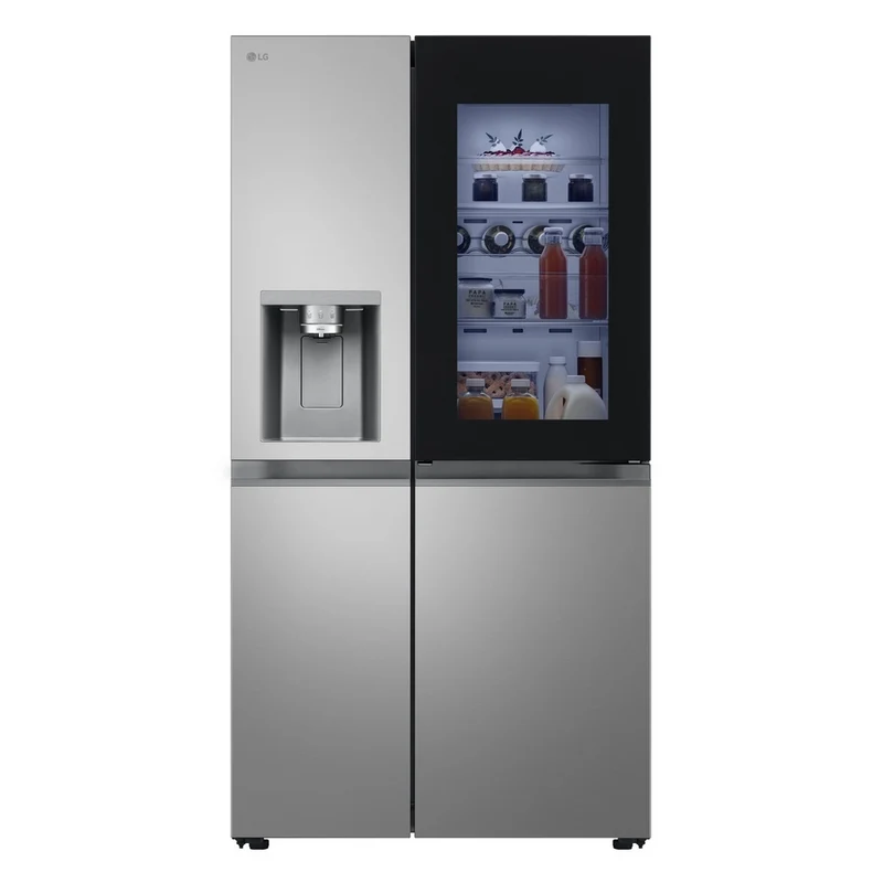 LG GSXE81PYBE 628L InstaView with Ice and Water Non-Plumbed American Fridge Freezer - Silver