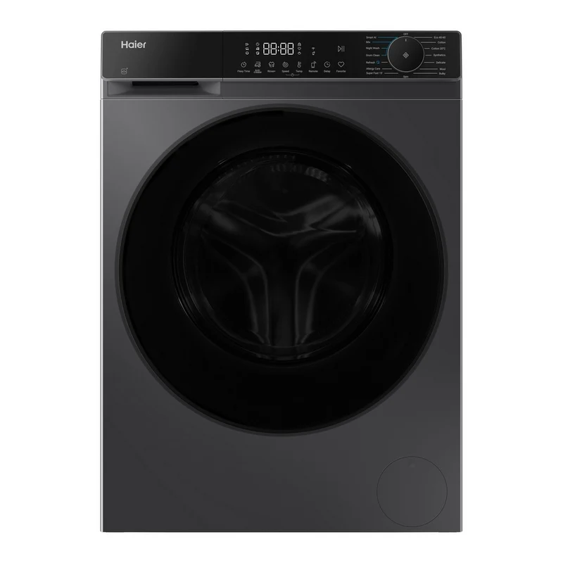Haier X5 Plus HW9BP14357AEGTUK 9kg 1400 Spin WiFi Connected Washing Machine Graphite - A Rated