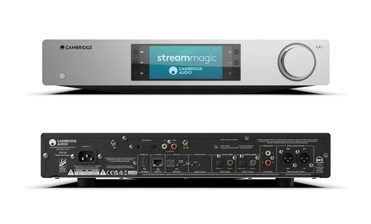 Cambridge CXN100 | Lecteur réseau - Wi-Fi - DAC ESS ES9028Q2M - Écran couleur - Gris Lunaire