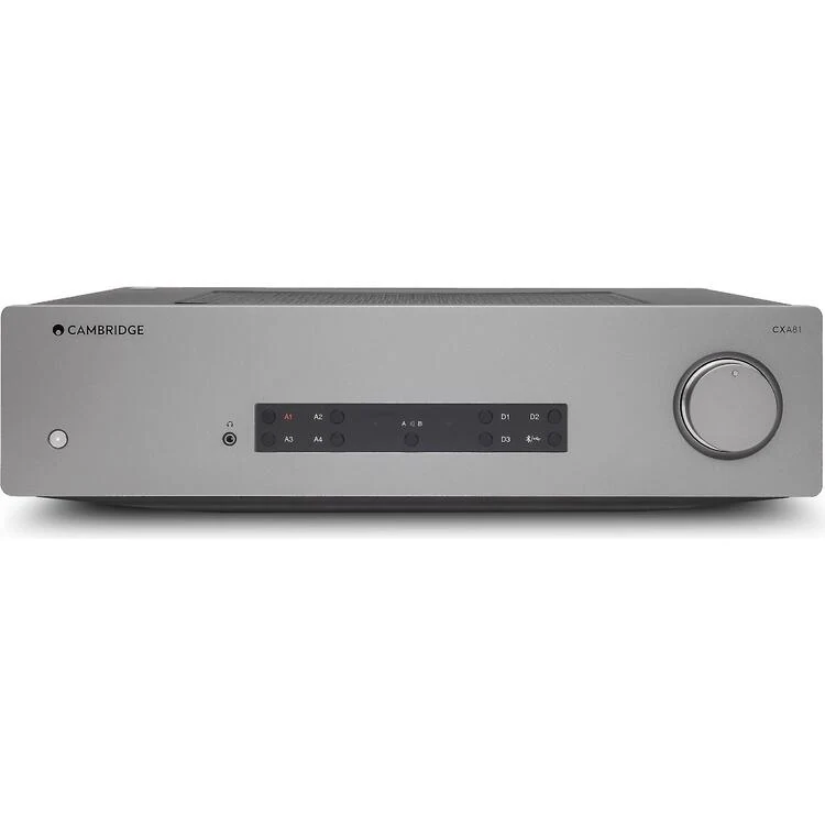 Cambridge CXA 81 MKII | Amplificateur intégré - 80 W - Optique TOSLINK - Gris Lunaire
