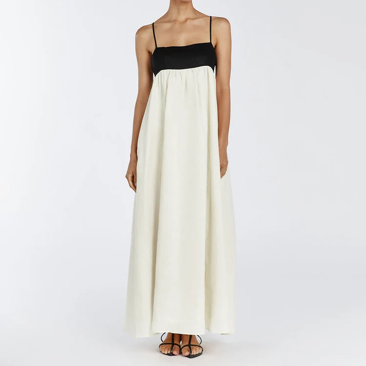 Isla Monochrome Maxi Dress