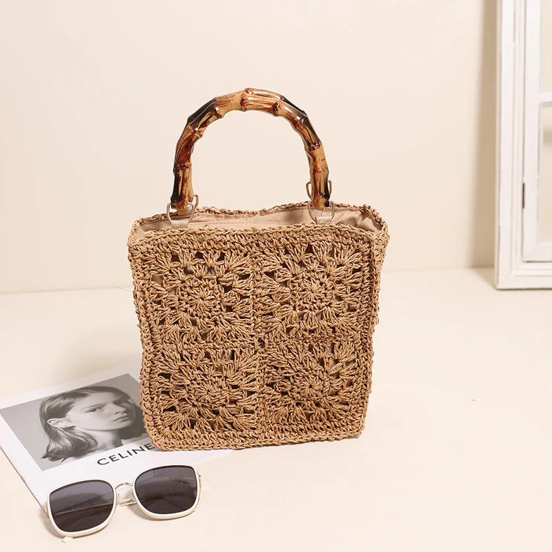 Isabella Crochet Bamboo Tote