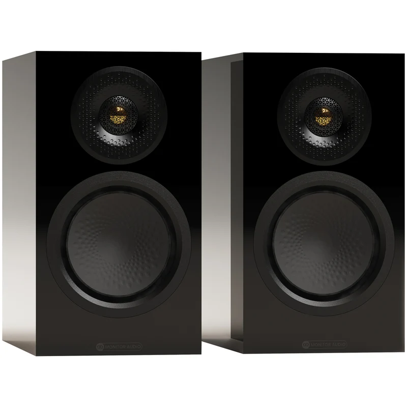 Monitor Audio Silver 50 8G Two-Way Bookshelf Speakers Pair High Gloss Black