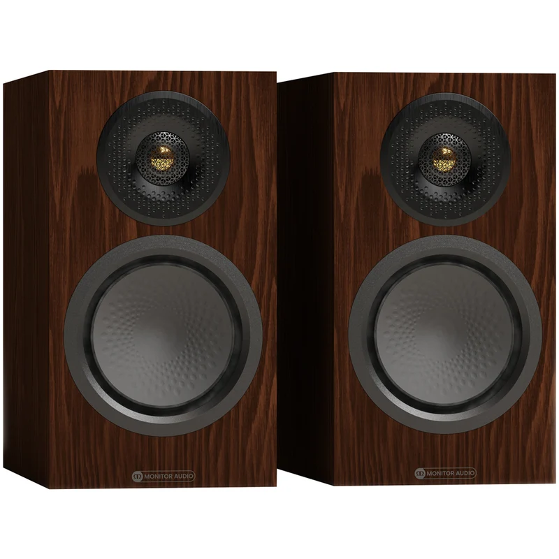 Monitor Audio Silver 50 8G Two-Way Bookshelf Speakers Pair Walnut