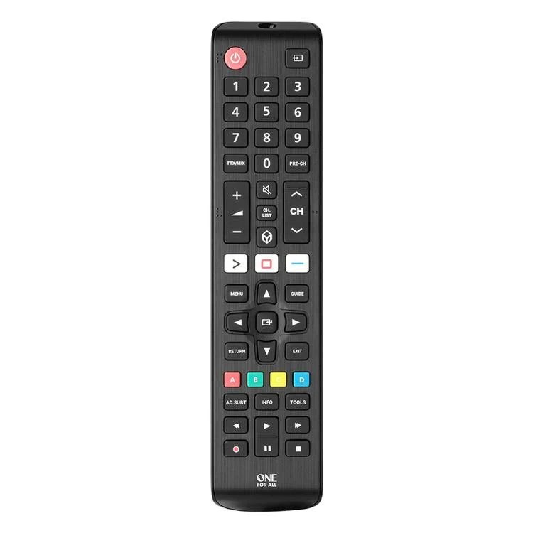 One for All URC4810R | Télécommande de remplacement direct pour tout téléviseur Samsung - Série Replacement - Noir
