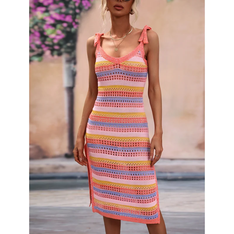 Anais Crochet Midi Dress