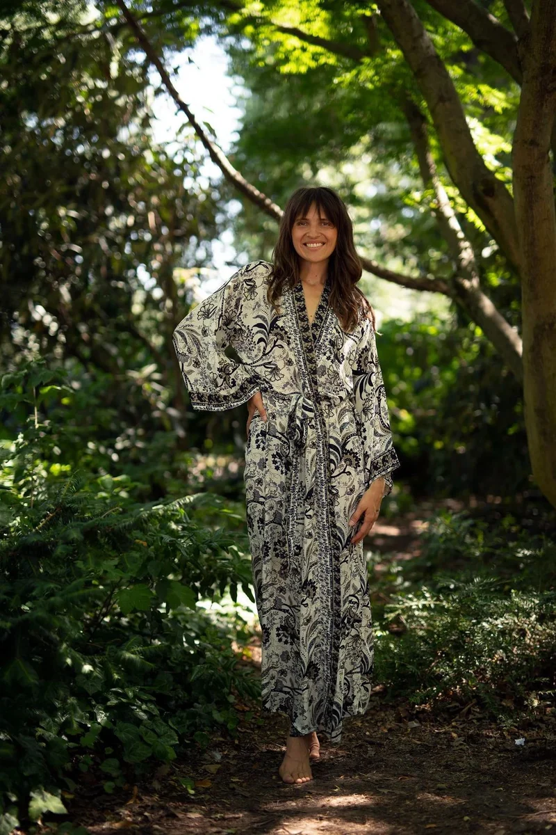 Saffron Coastal Kimono