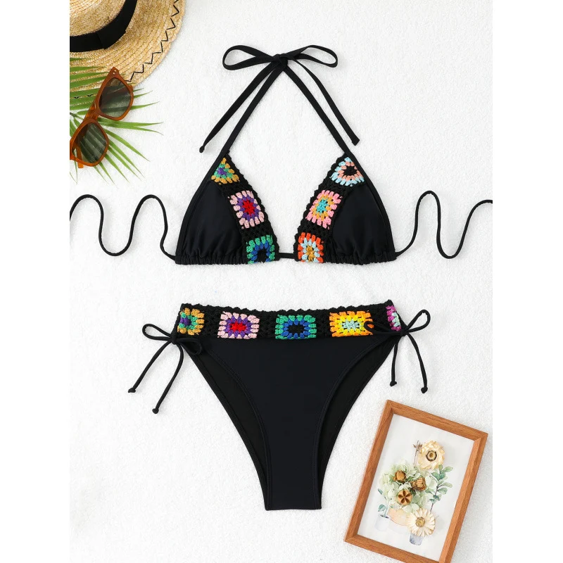 Marisol Crochet Trim Bikini Set