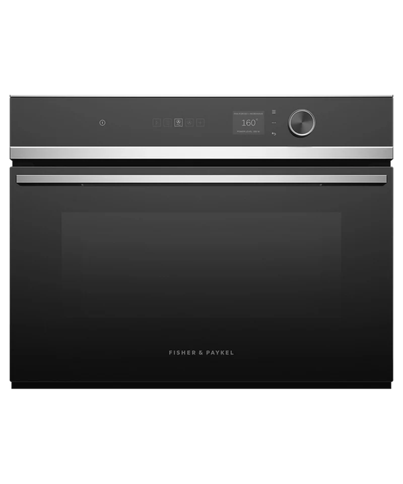 Fisher and Paykel OM60NDLX1 Series 7 Contemporary Compact Combi-Microwave Built-In Oven Stainless Steel