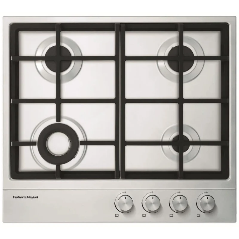 Fisher and Paykel CG604DNGX1 Series 7 60cm 4 Burner Gas Hob Stainless Steel