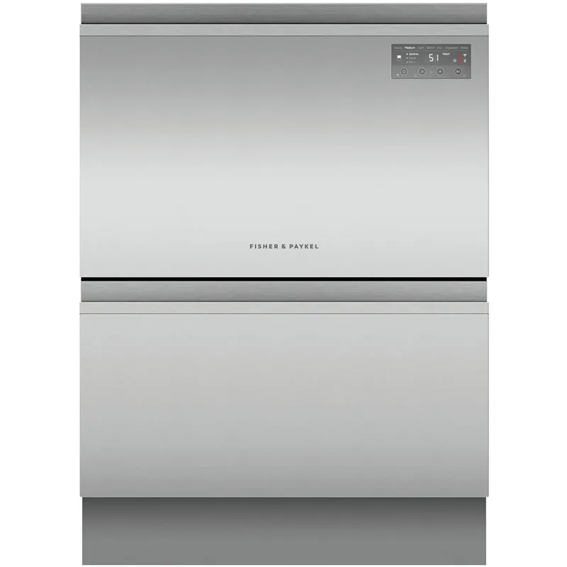 Fisher and Paykel DD60D2HNX9 Series 7 Integrated Double DishDrawer™ Dishwasher 12 Place Settings
