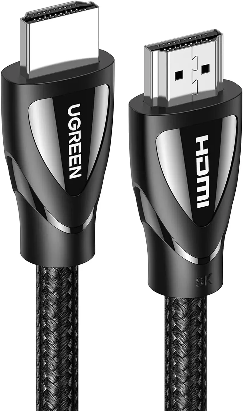UGREEN Câble HDMI 2.1 — 8K 60Hz | 4K 120Hz | 48 Gbps | eARC | HDR | 3D