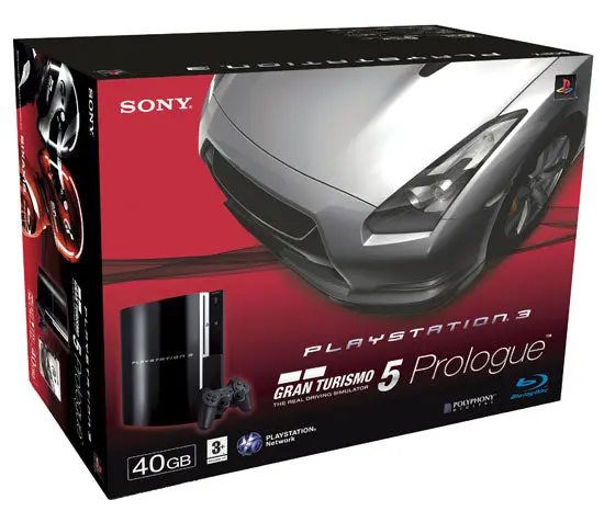Sony PlayStation 3 Console 40 Go – PS3 0711719952657 Pack 40 Go + Gran Turismo 5 Prologue