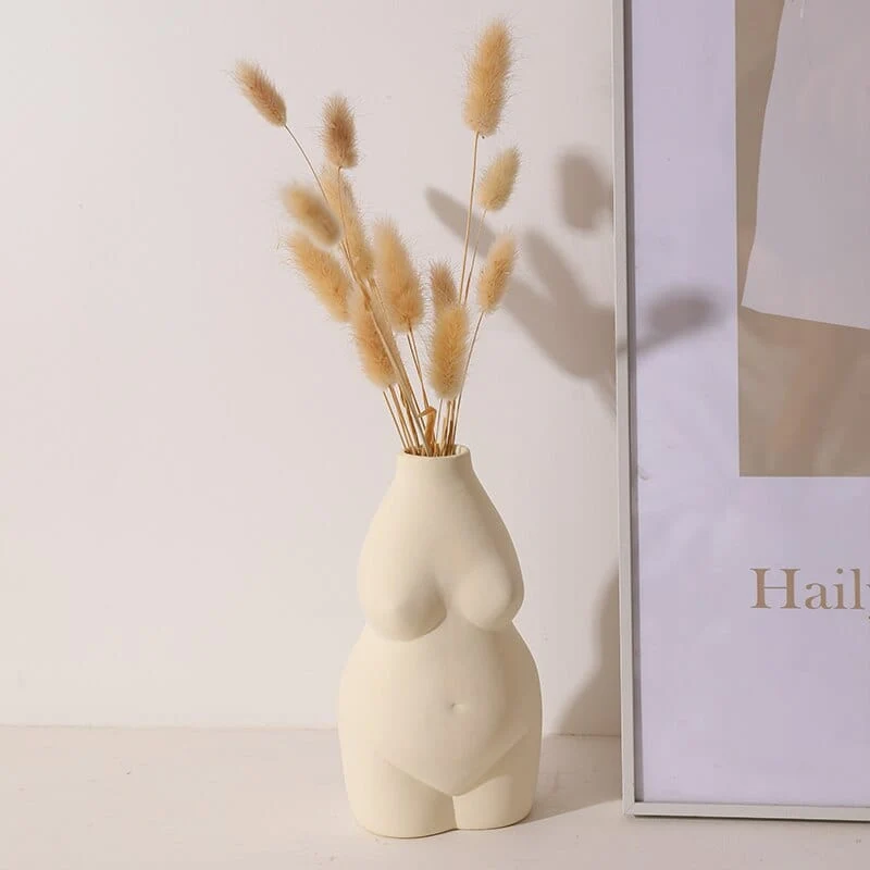Female Body Art Vase