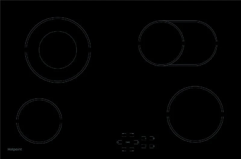 Hotpoint HR724BH 77cm Electric Hob