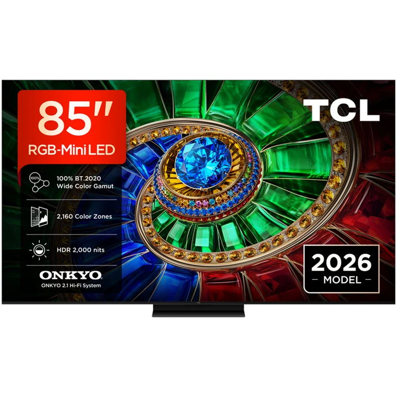 TCL 85RM7L-UK 85 Inch RM7L 4K Ultra HD HDR RGB Mini LED Smart Google TV 2026