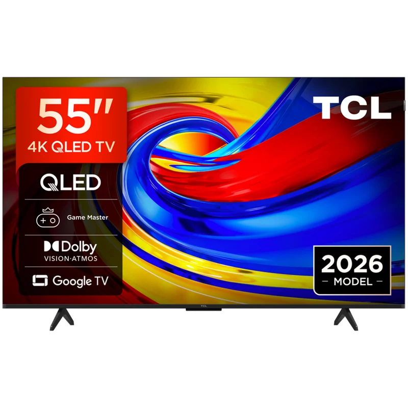 TCL 55P7L-UK 55 Inch P7L 4K Ultra HD HDR QLED Direct LED Smart Google TV 2026