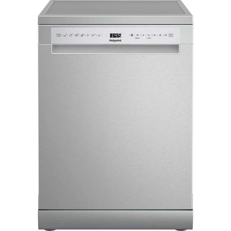Hotpoint H7F HS51 X UK Freestanding Full Size Dishwasher 15 Place Settings with Maxi Space Inox H7FHS51X