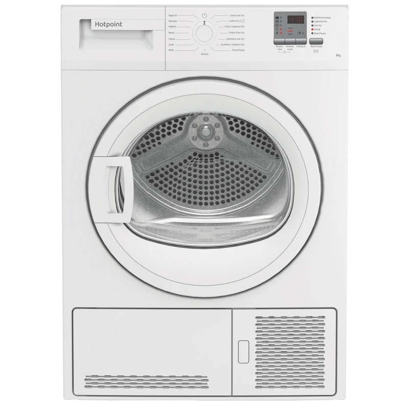 Hotpoint CHDC82WWGDUK 8KG Condenser Tumble Dryer White