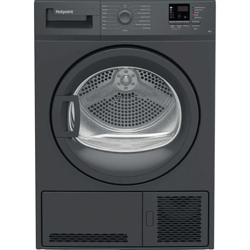Hotpoint CHDC82GGGDUK 8kg Condenser Tumble Dryer With SensorDry Graphite