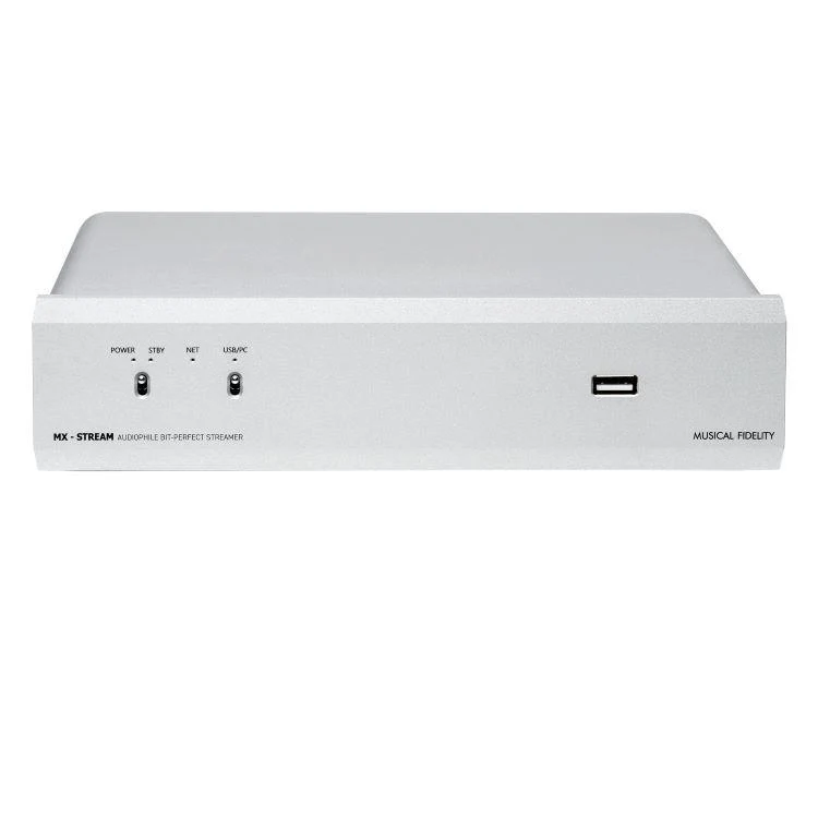Musical Fidelity MX-Stream | Streamer réseau audio - Haut de gamme - Numérique - Bluetooth - Argent