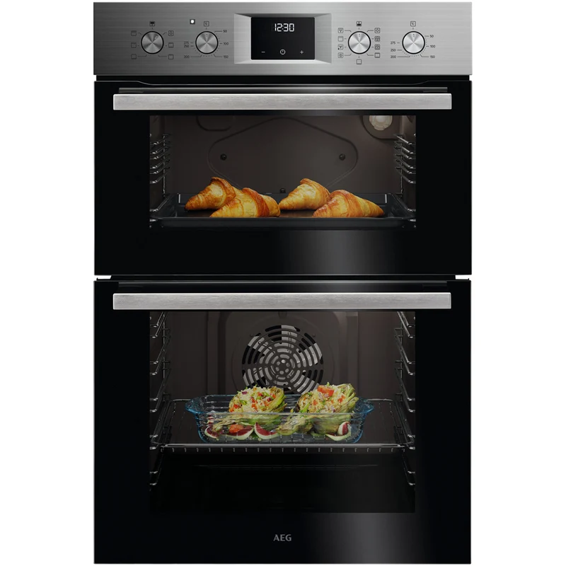 AEG 6000 Series GU5CP20M SurroundCook Catalytic Built In Multifunction Double Oven Stainless Steel