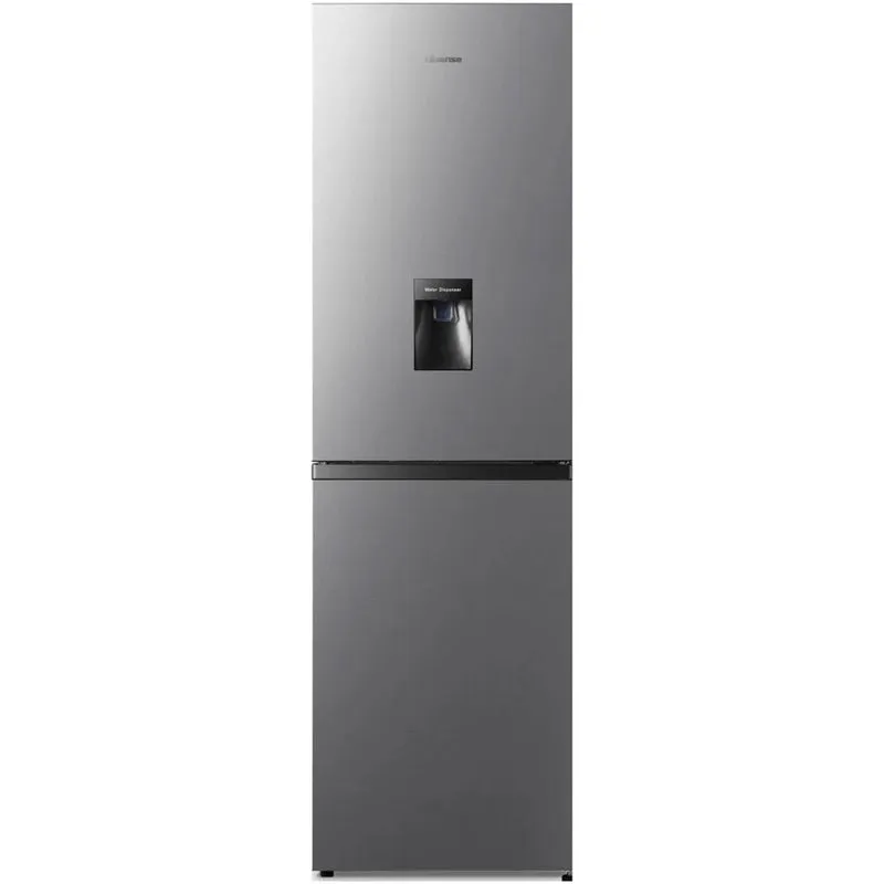 Hisense RB327N4WCE 50/50 Freestanding Non Plumbed Total No Frost Fridge Freezer Inox