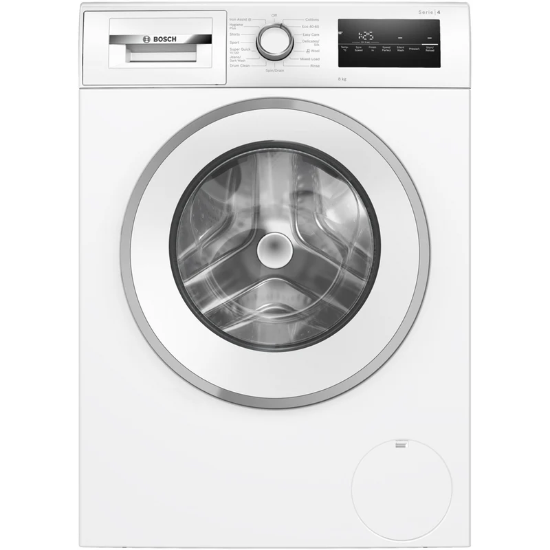 Bosch WAN28254GB Series 4 8kg 1400 Spin Freestanding Front Load Washing Machine White