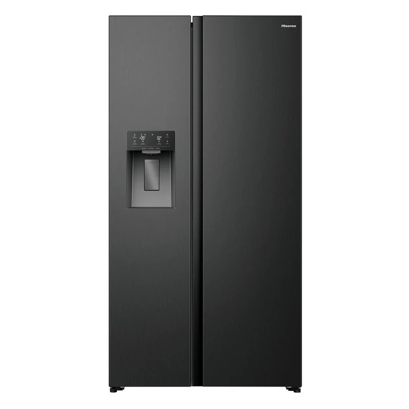 Hisense RS5P528STBE PureFlat Non Plumbed Total No Frost American Fridge Freezer Black